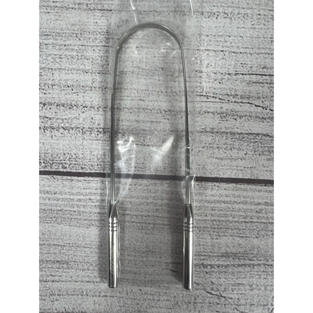 NWT GuruNanda Tongue Scraper Stainless Steel Oral Care Cleaner Case